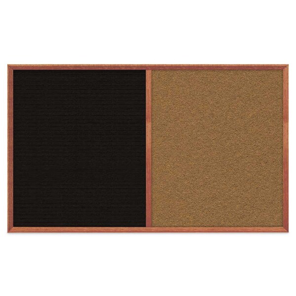 Slim Style Indoor Enclosed Corkboard, 24